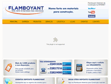 Tablet Screenshot of depositoflamboyant.com.br